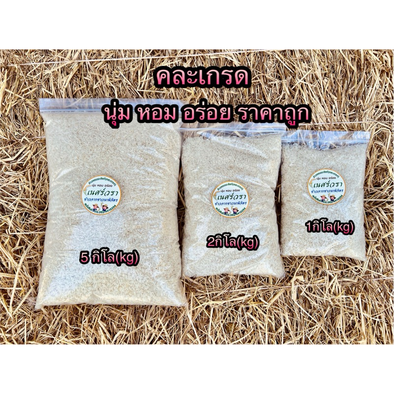 ข้าวหอมมะลิ ข้าวใหม่ (คละเกรด) จากชาวนาพิจิตรโดยตรง ไม่ผ่านคนกลาง (มีโค๊ดส่งฟรีและเก็บปลายทาง)