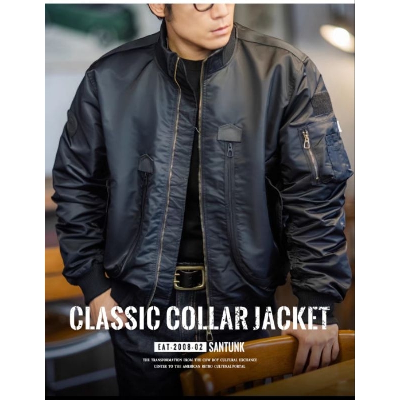 New Collection MA1 Classic collar jacket