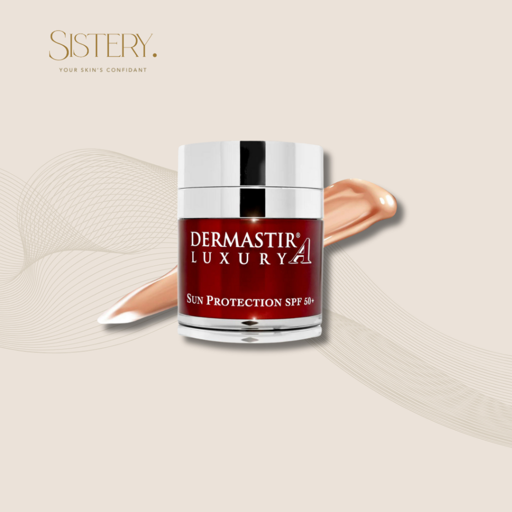 DERMASTIR LUXURY SUN PROTECTION TINTED SP SPF50 ผลิตภัณฑ์ปกป้องผิวจากแสงแดด SPF 50 และ PA+++ สำหรับทุกสภาพผิว