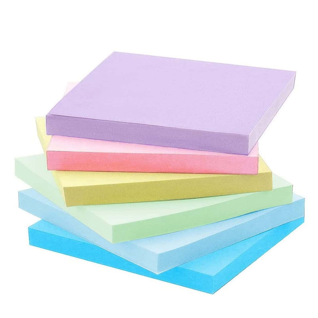 Sticky Notes มากถึง 300-600 แผ่น กระดาษโน้ตหลากสีสันอเนกประสงค์ - รูปที่ 5