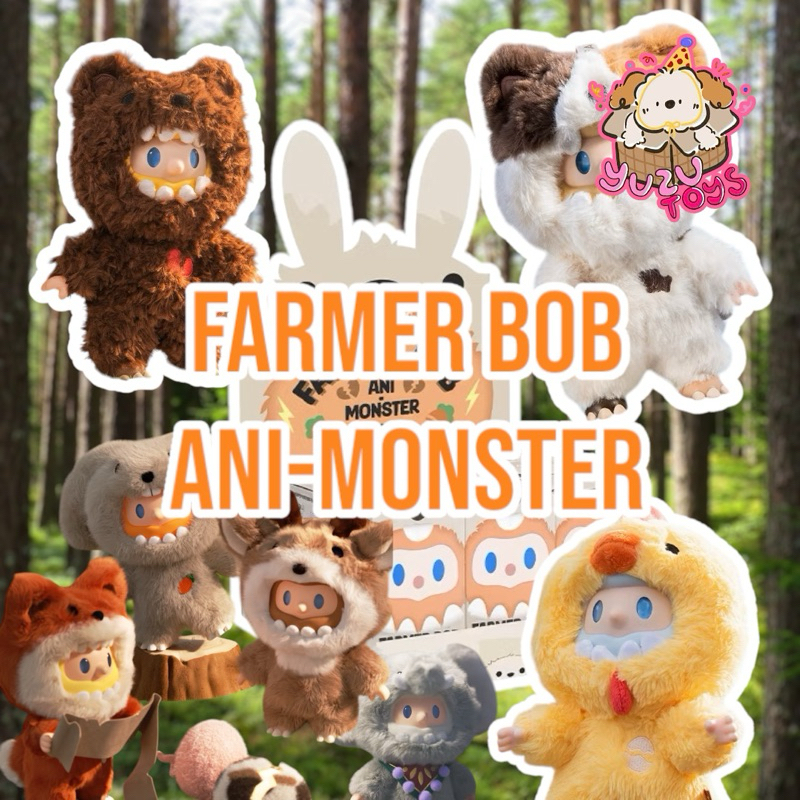 farmer bob ani-monster พวงกุญแจลุงบ๊อบ