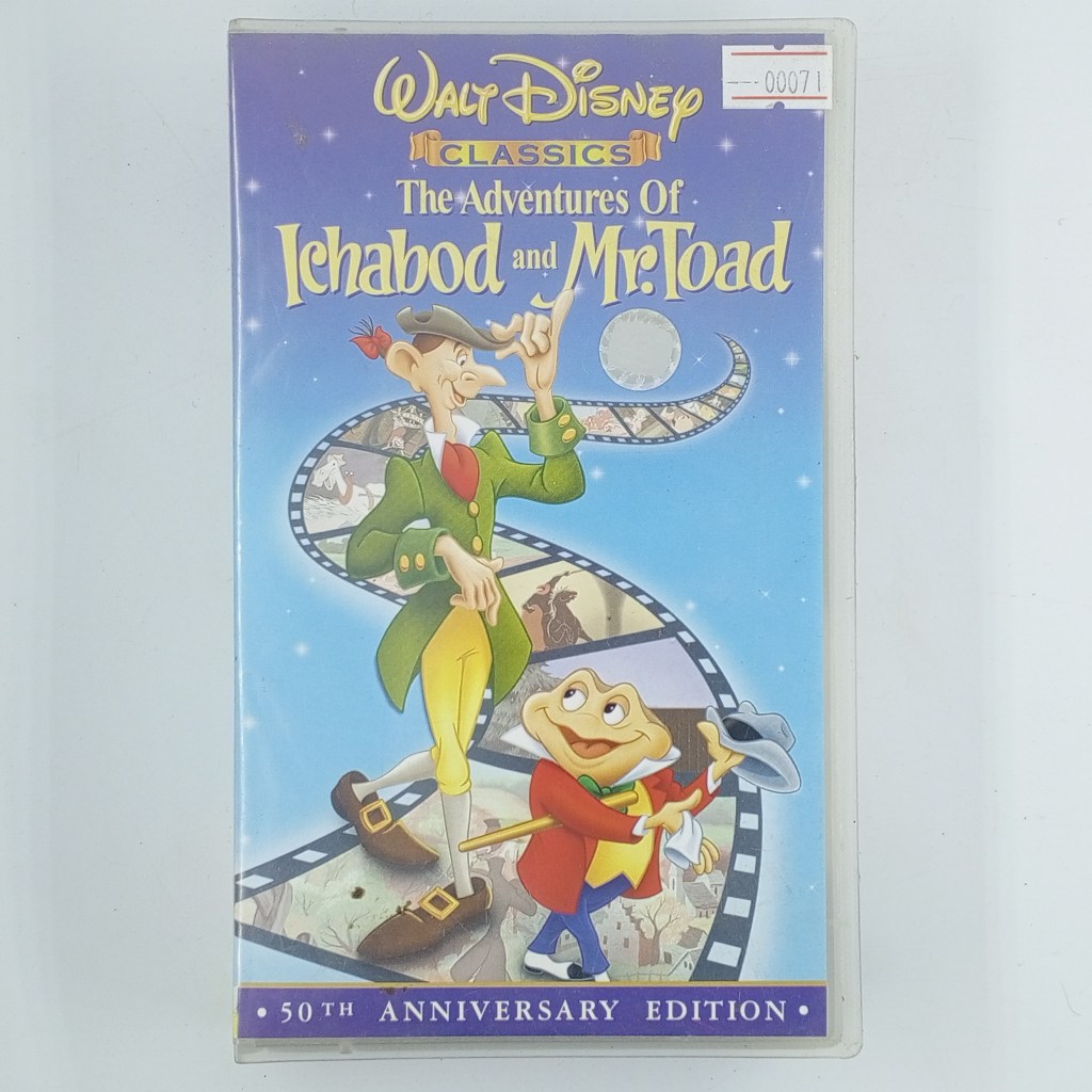 [00071] The Adventures of Ichabod and Mr. Toad (VHS)(USED) เทปหนัง วีดีโอ มือสอง !!