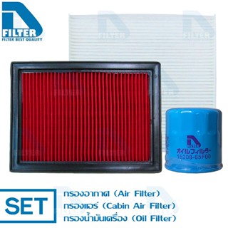 ชุดกรองรถ Nissan นิสสัน Almera อัลเมร่า,March มาร์ช (ไส้กรอง…