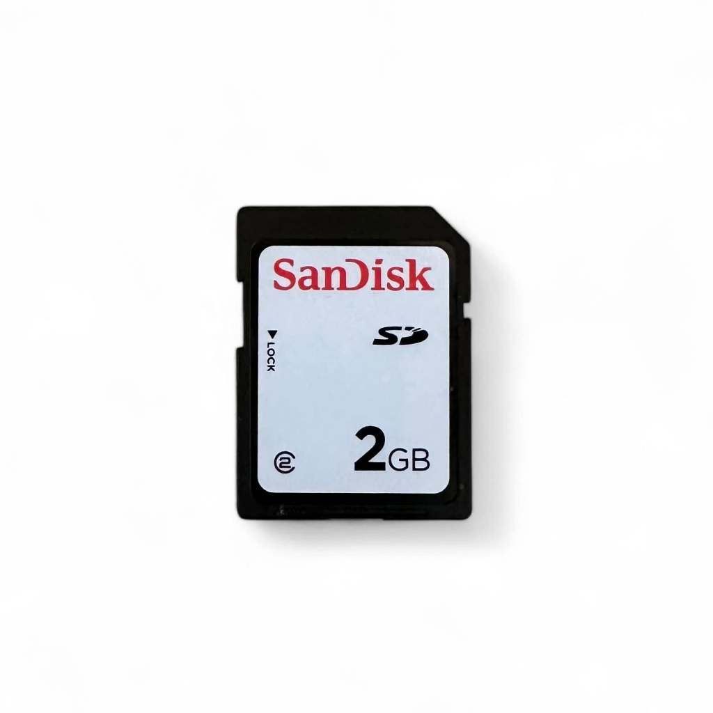 พร้อมส่ง เมมโมรี่การ์ด SanDisk SD Card Memory Card 2GB มือสอง