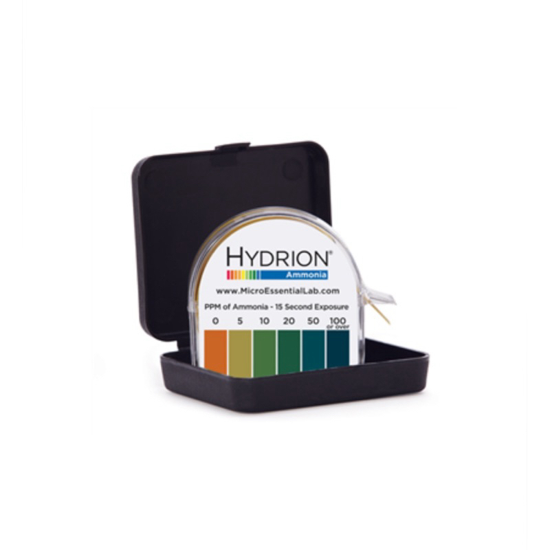 Hydrion Ammonia test paper กระดาษวัดค่าแอมโมเนียในอากาศ (AM-40) 0-100 ppm.