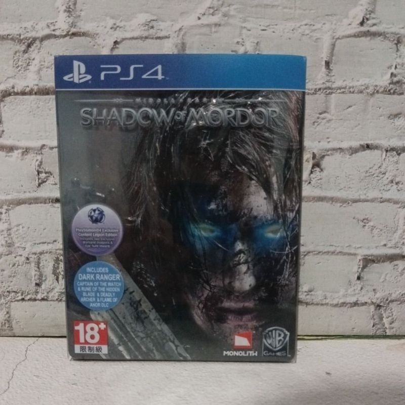 แผ่นเกมส์ Ps4 Shadow of Mordor กล่องเหล็ก