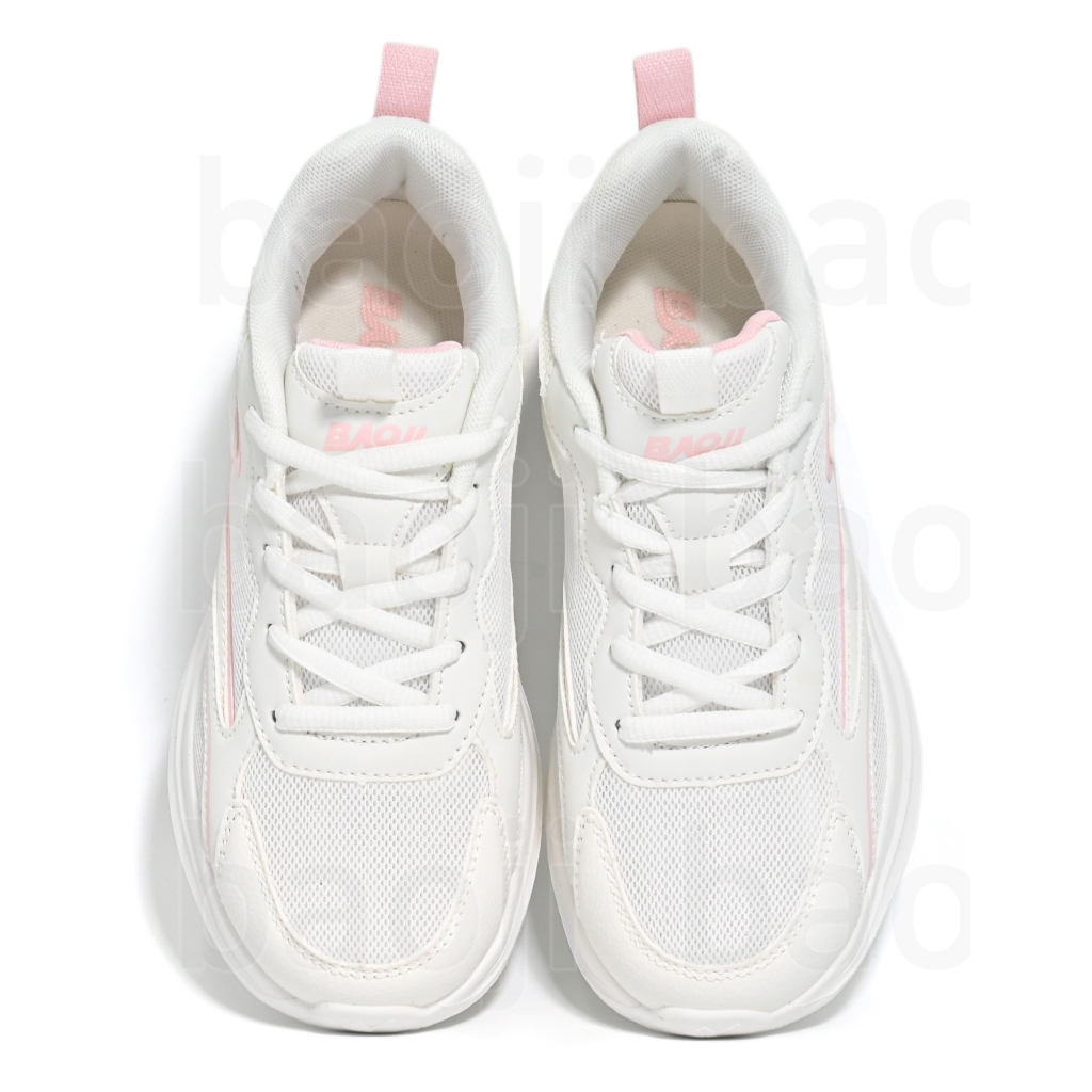 Baoji รองเท้าผ้าใบ รุ่น BJW1121 (สีขาว/ชมพู, ดำ, ขาว, ครีม/ม่วง, ดำ/ครีม)