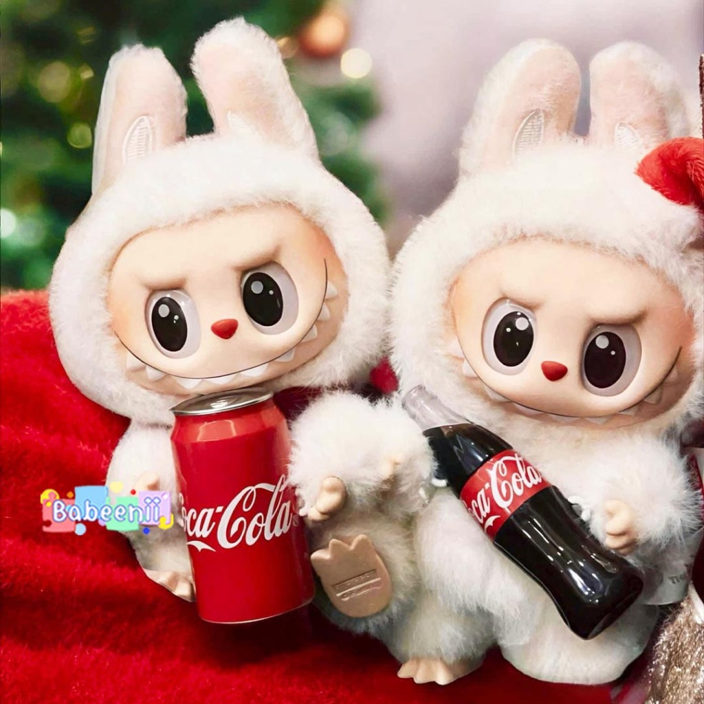 BBNA026 ของแท้ THE MONSTERS COCA-COLA SERIES-Vinyl Face Blind Box พวงกุญแจ Labubu Coke ลาบูบู โค้ก Popmart