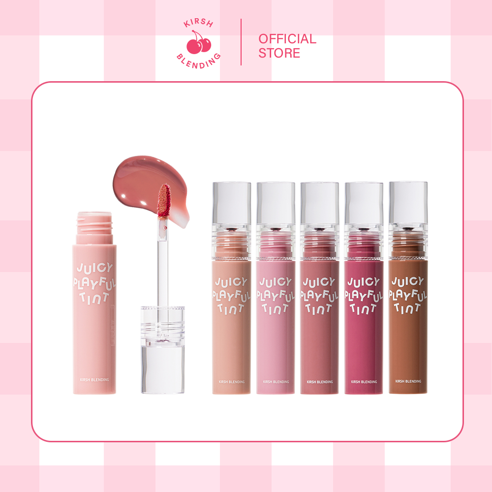 KIRSH BLENDING - JUICY PLAYFUL TINT (Honey beige, Nutty brick, Purley peach, Berry smoothie, Jucy ch