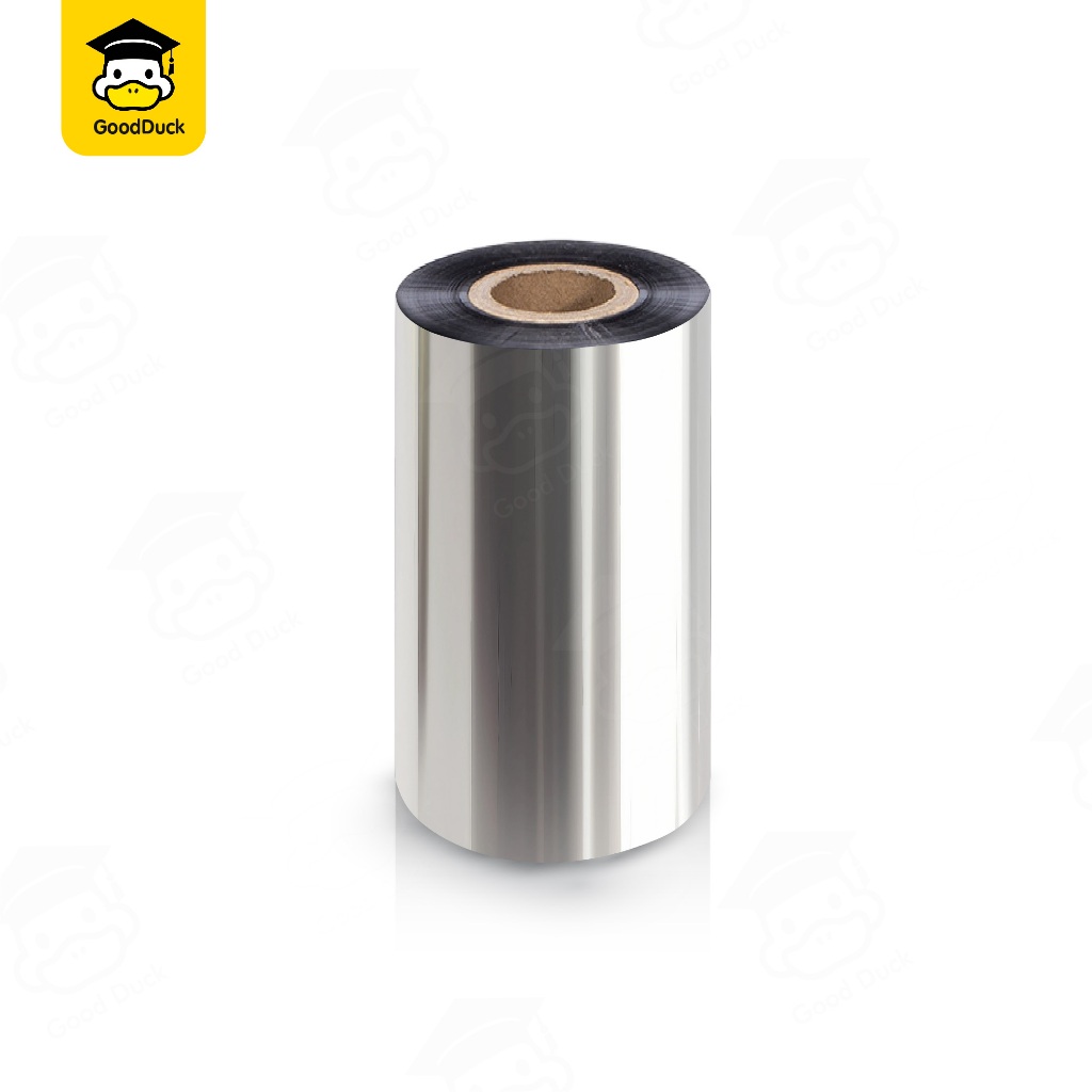 หมึกริบบอน หมึกพิมบาร์โค้ด สีดำ มี 2 ขนาด 110x70 110x300 Printer Ribbon เครื่องปริ้นความร้อน