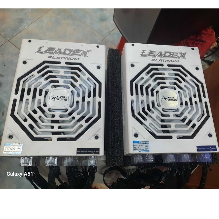 POWER SUPPLY  SUPER FLOWER LEADEX 1200W 80 PLUS  (PLATINUM)  สีขาวมือสองลองรับ RTX 4090