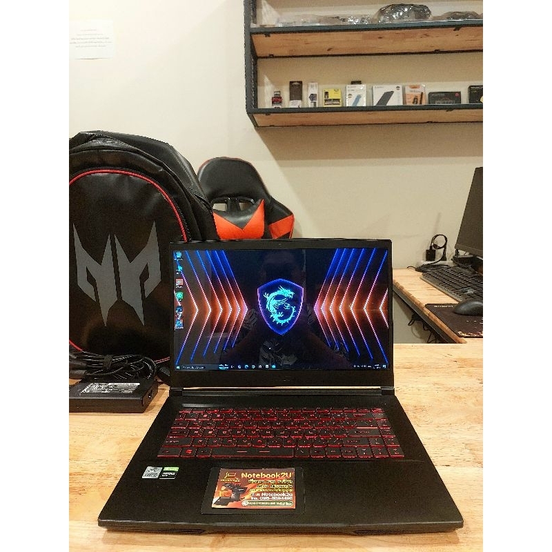 MSI GF63 (Weight1.8Kg) Thin10SCXR-1235TH i5-10500H GTX1650 RAM16GB SSD256GB สภาพนางฟ้า98%