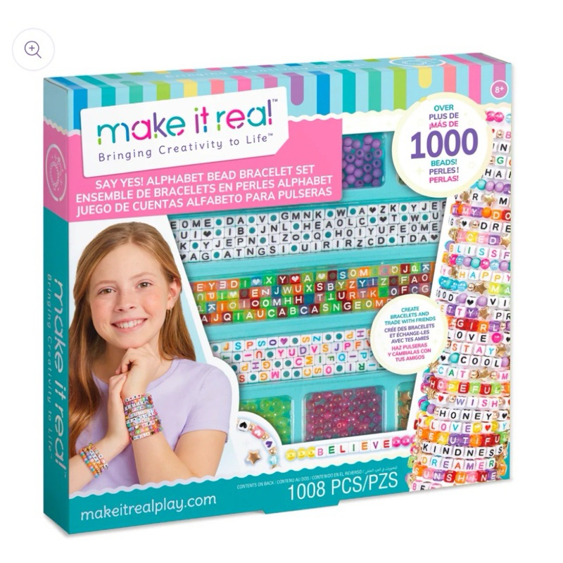 ✅  make it real #36 D.I.Y. เซ็ททำสร้อยลูกปัด SAY YES! ALPHABET BEAD BRACELET SET