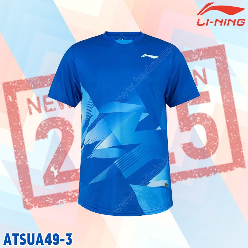 【 ของแท้ 💯% 】รุ่นใหม่! เสื้อแบดมินตันคอกลม หลี่หนิง ATSUA Series (ATSUA)