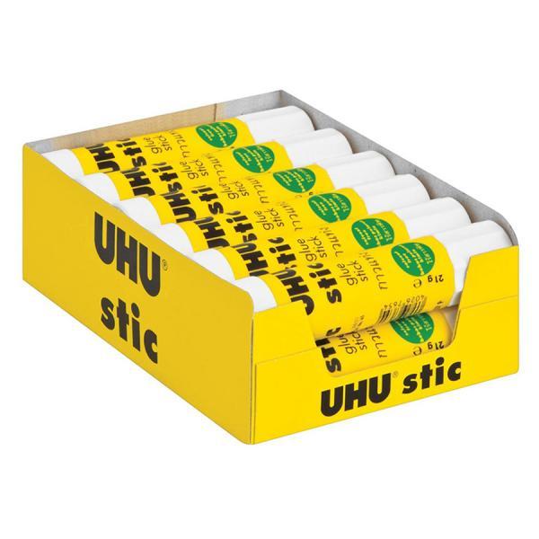 UHU กาวแท่ง (40 กรัม) ยู้ฮู  UHU Glue Stick  (1 โหล)
