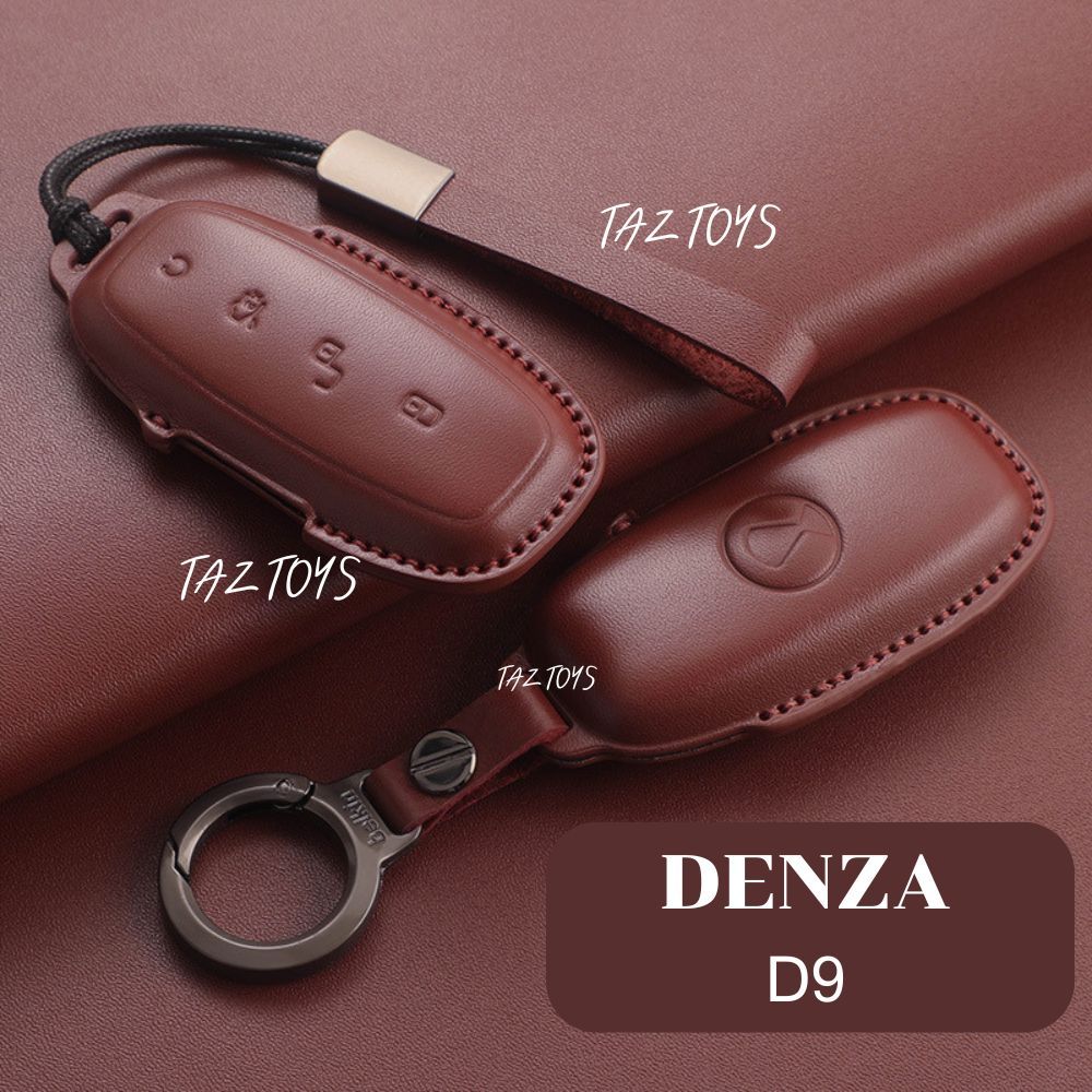 พร้อมส่งในไทย เคสกุญแจรีโมทรถ DENZA D9 รุ่น Luxury Leather ราคา ถูกที่สุด ดีลบีเคเค แกลเลอรีภาพที่ 2