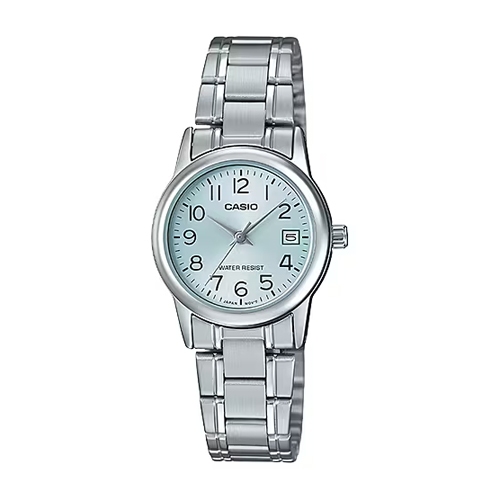 Casio นาฬิกาข้อมือผู้หญิง สแตนเลส รุ่น LTP-V002D,LTP-V002D-7B,LTP-V002D-1A,LTP-V002D-7A,LTP-V002D-4B