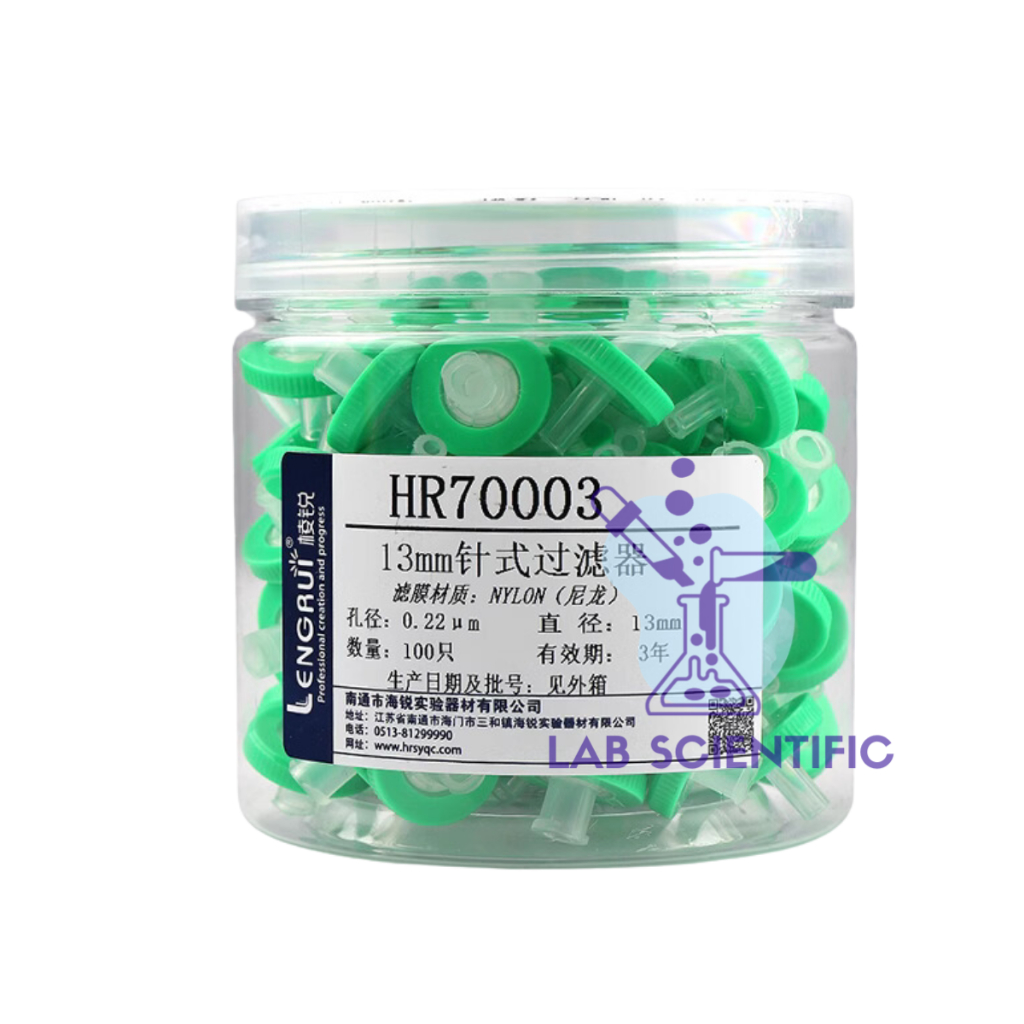 Syringe filter 13 mm. Nylon / PTFE / MCE (100pcs/box)