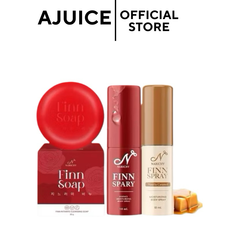 ส่งด่วน🩵 นาริชชี่ฟิน Narichy Finn Soap สบู่ฟิน ล้างน้องสาวหอม | Finn Spray สเปรยฉีดน้องสาว วนิลา สตอ