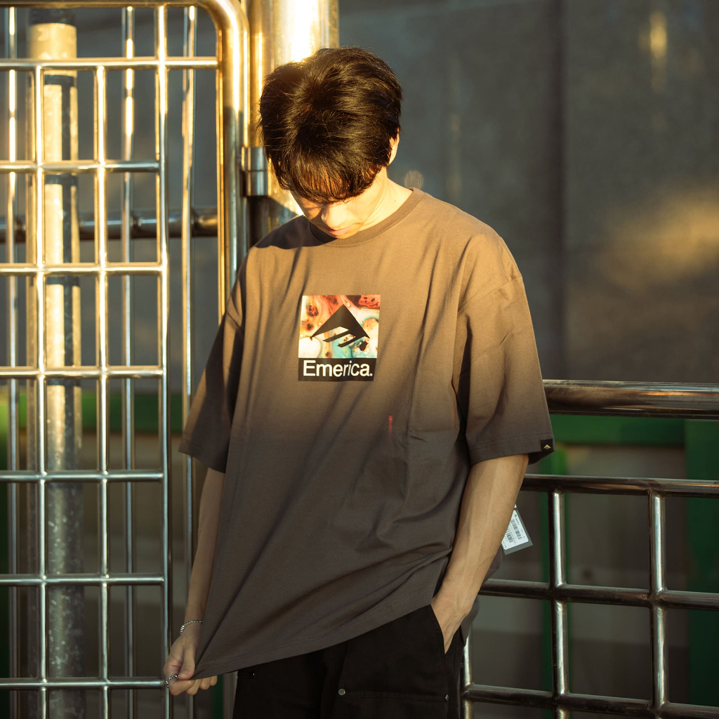 EMERICA เสื้อยืด BLACK ACID DROP