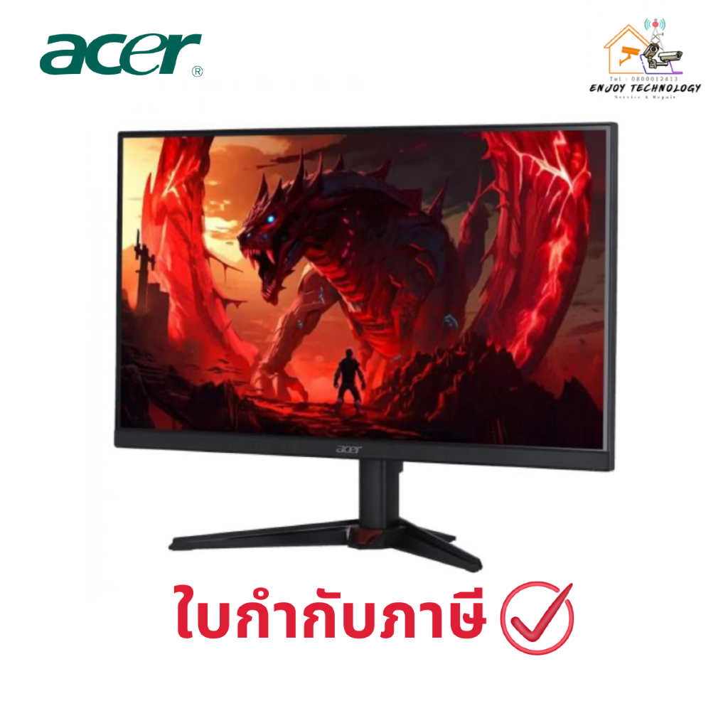 จอคอมพิวเตอร์ Acer Monitor Nitro Gaming LED 23.8 นิ้ว VG240Y X1bmiipx (UM.QV0ST.101) ประกันศูนย์