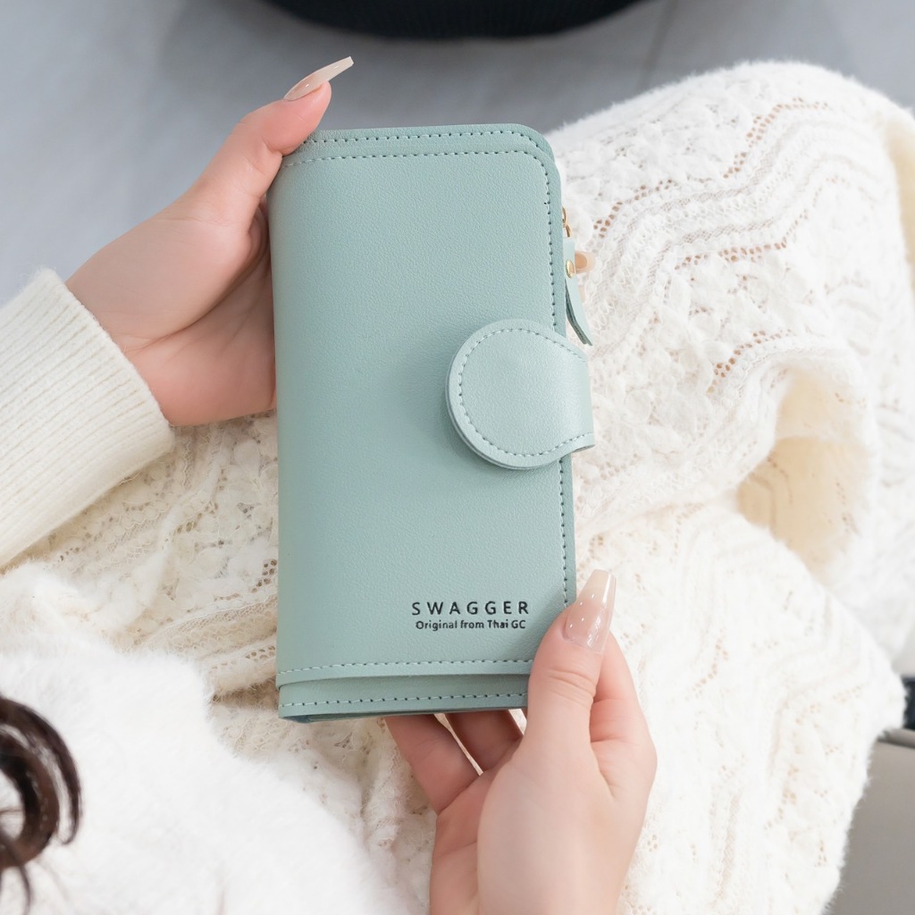 กระเป๋าสตางค์ใบยาว ช่องบัตรเยอะ (GC-009)