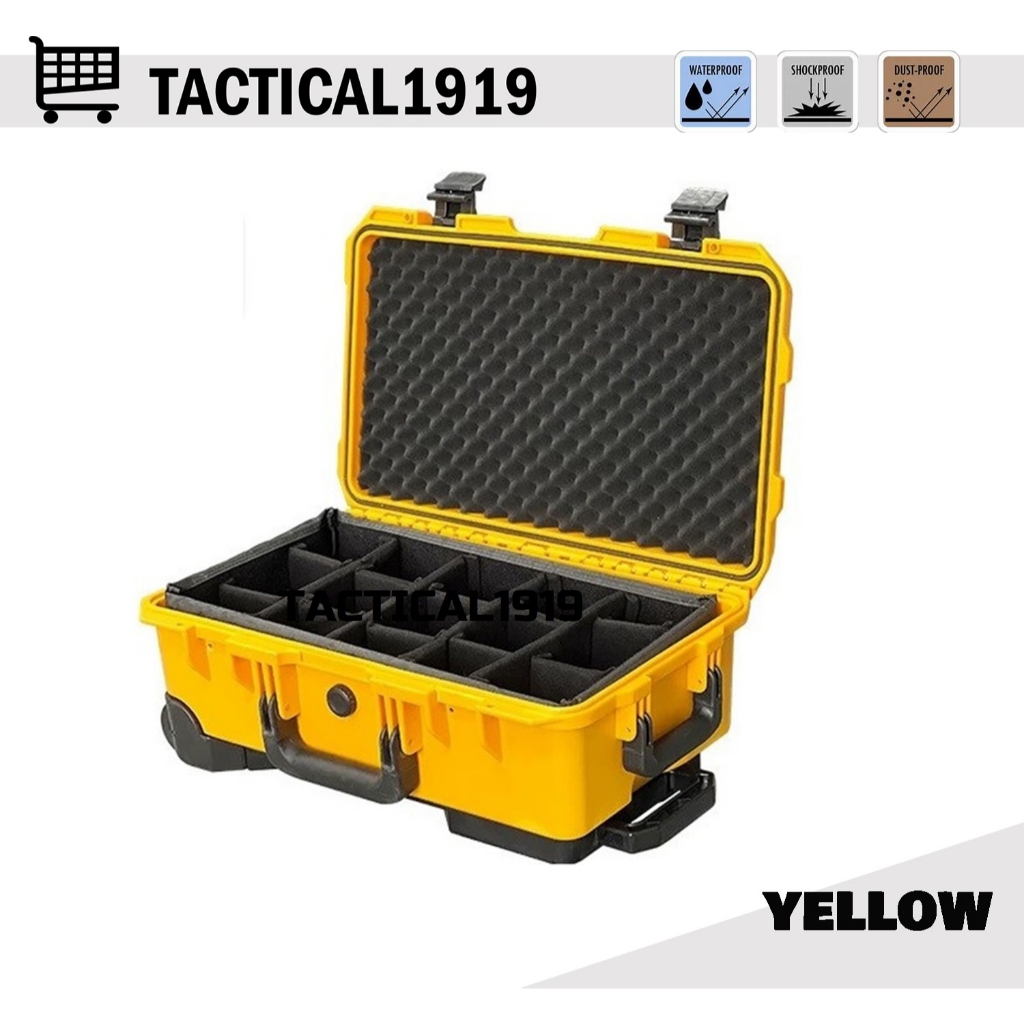 [กรุงเทพฯ ส่งด่วน 1 ชั้วโมงเฉพาะหน้าร้าน] - HARDCASE HL-5129 พร้อมช่อง - Yellow
