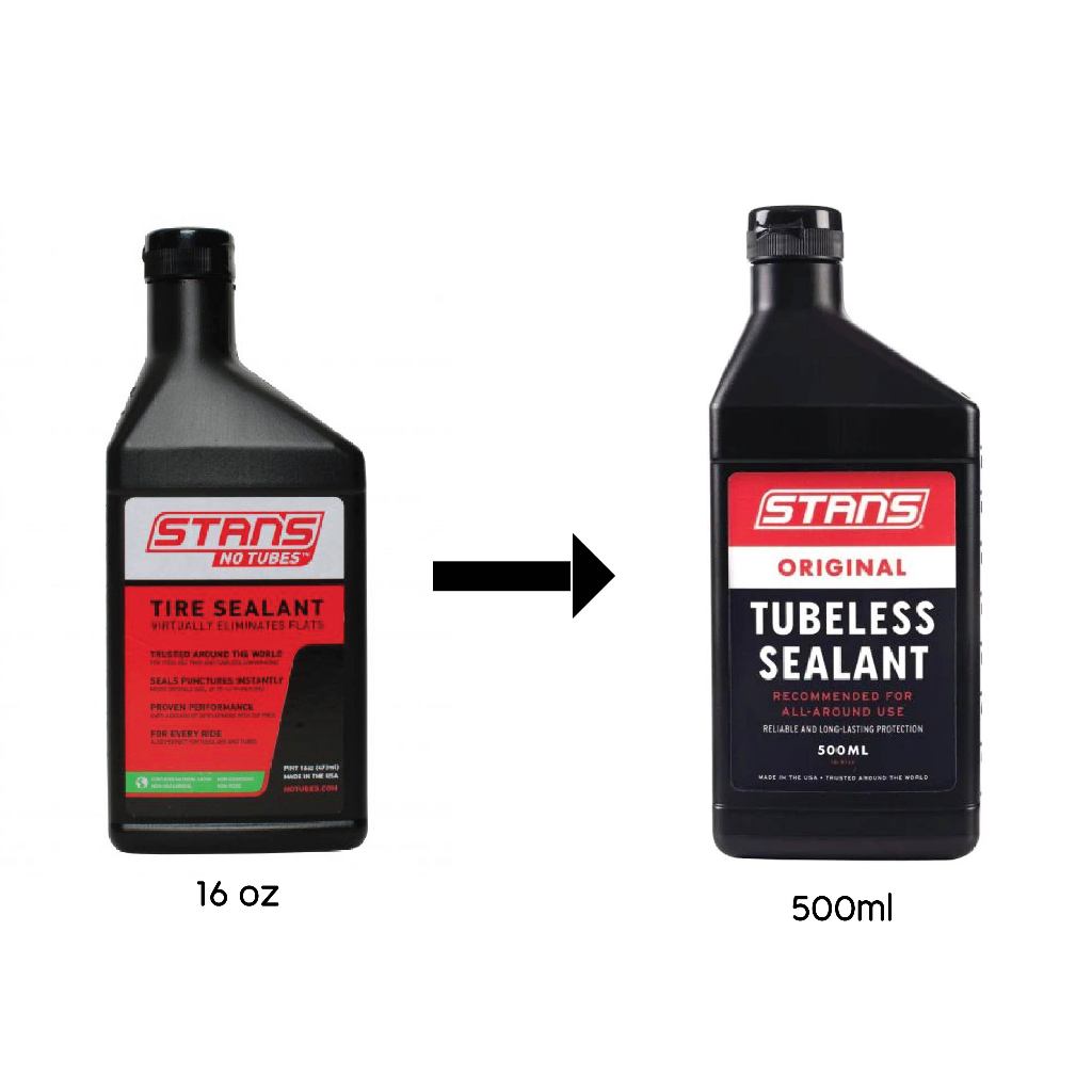 New look, Stan's น้ำยาทูปเลส Stan’s Tire Sealant ขนาดใหม่ 125ml,250ml,500ml #Stan no tube