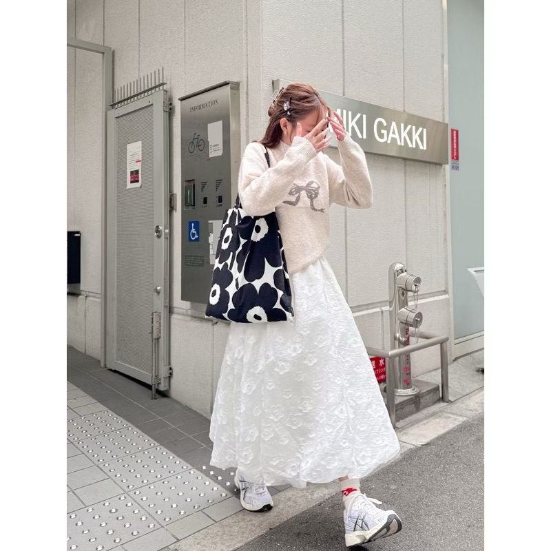 ส่งต่อ TheBlancPale Mekko skirt กระโปรงบอลลูนยาวลายดอก