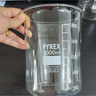 บีกเกอร์แก้ว Pyrex เยอรมัน 250ml, 600ml,1000ml, 2000ml