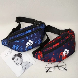 Fashion กระเป๋าคาดอก สปอร์ต แฟชั่น ลายสวย เท่ห์ มีซิป 3 ช่อง พร้อมส่งจากไทย B-588