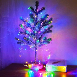 C076 สายไฟ LED ประดับ ต้นไม้ ไฟกระพริบ ยาว 0.5 เมตร ไฟเส้น เเต่งสวน พันต้นไม้ ตกแต่งยามค่ำคืน