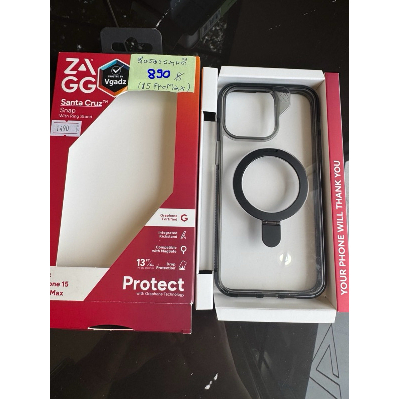 case เคส 15 Pro Max มือสอง Zagg