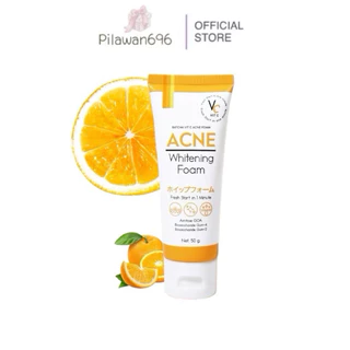 ใหม่ โฟมฉัตร VC Vit C Acne Foam วิตซี แอคเน่โฟม สูตรลดสิว