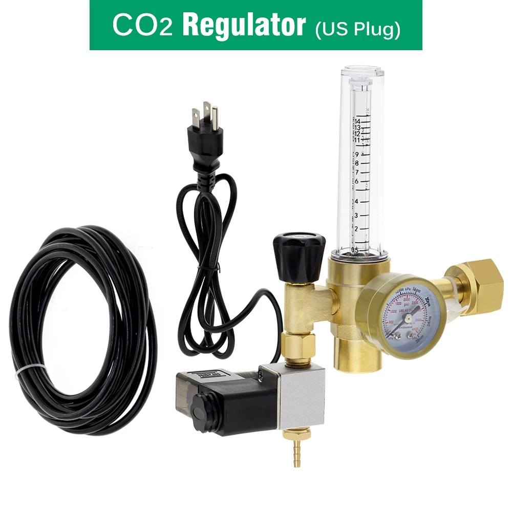 [ส่งฟรี] เครื่องวัดความดัน Co2 Regulator （cga320）ควบคุมการไหลของแก๊ส Co2 เร็คกุเลเตอร์