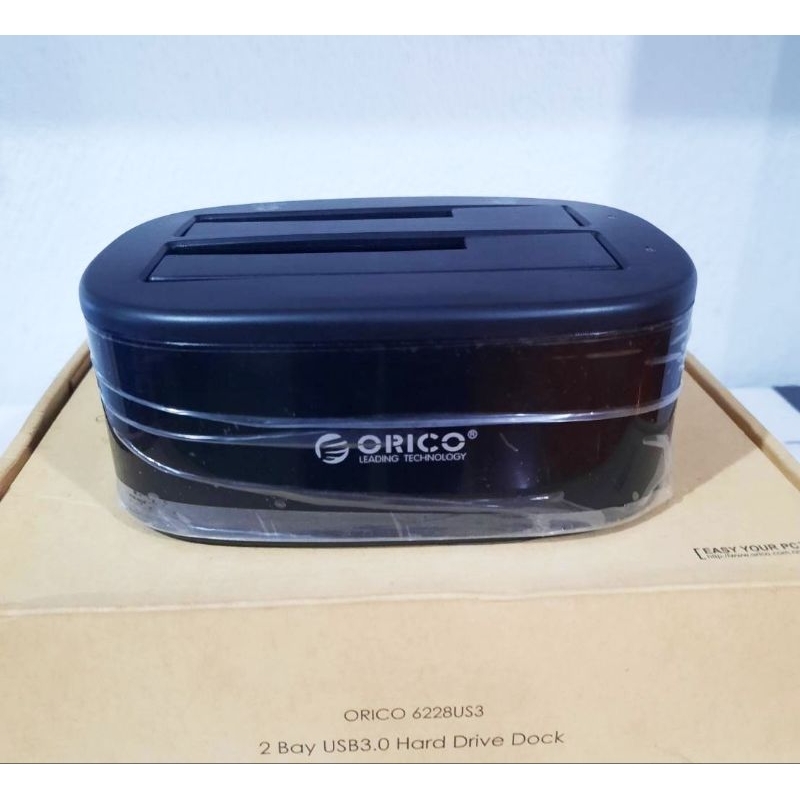 (มืองสอง)Orico 6218us3 กล่องอ่านฮาร์ดดิสก์ 3.5-2.5 HHD/SSD SATA เป็นUSB 3.0 Docking Station
