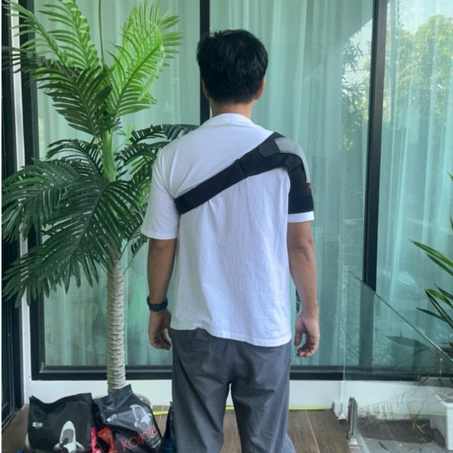 สายรัดพยุงไหล่ สายรัดหัวไหล่ พยุงกล้ามเนื้อบริเวณหัวไหล่ ช่วยบรรเทาอาการอักเสบ office syndrome ราคา ถูกที่สุด ดีลบีเคเค แกลเลอรีภาพที่ 6