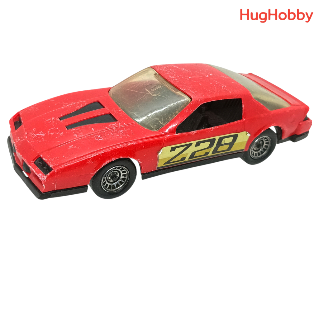 [มือ2] งานเก่ายุค 80s รถของเล่น Strombecker Chevy Camaro Z-28 พลาสติก สีแดง Made in USA