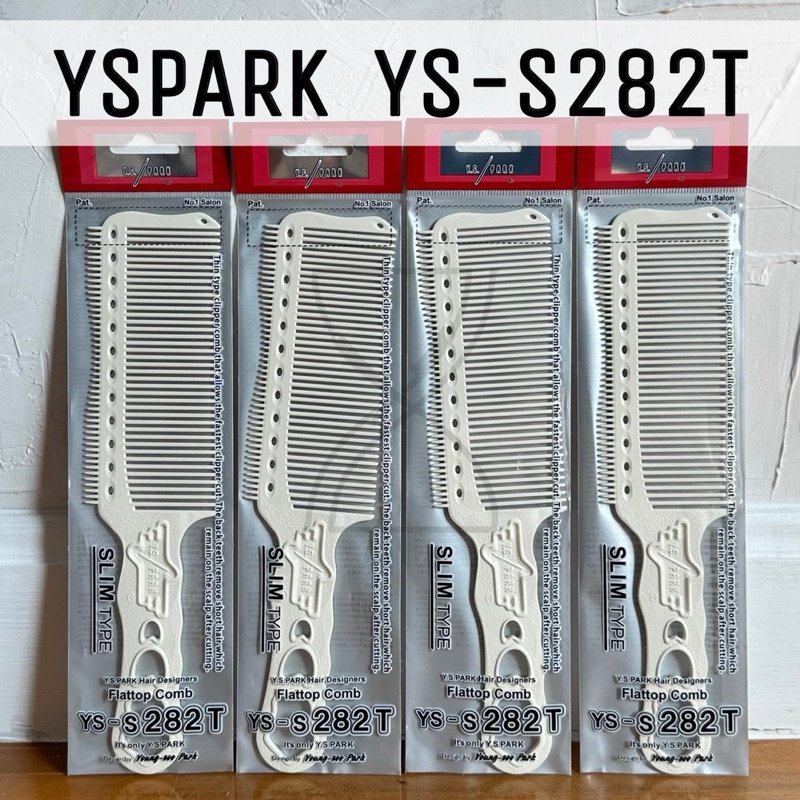 (พร้อมส่ง/ของญี่ปุ่นแท้ราคาถูกที่สุด)  YS Park YS-s282T Clipper Comb Teeth หวีปัตตาเลี่ยน รุ่นบาง มี