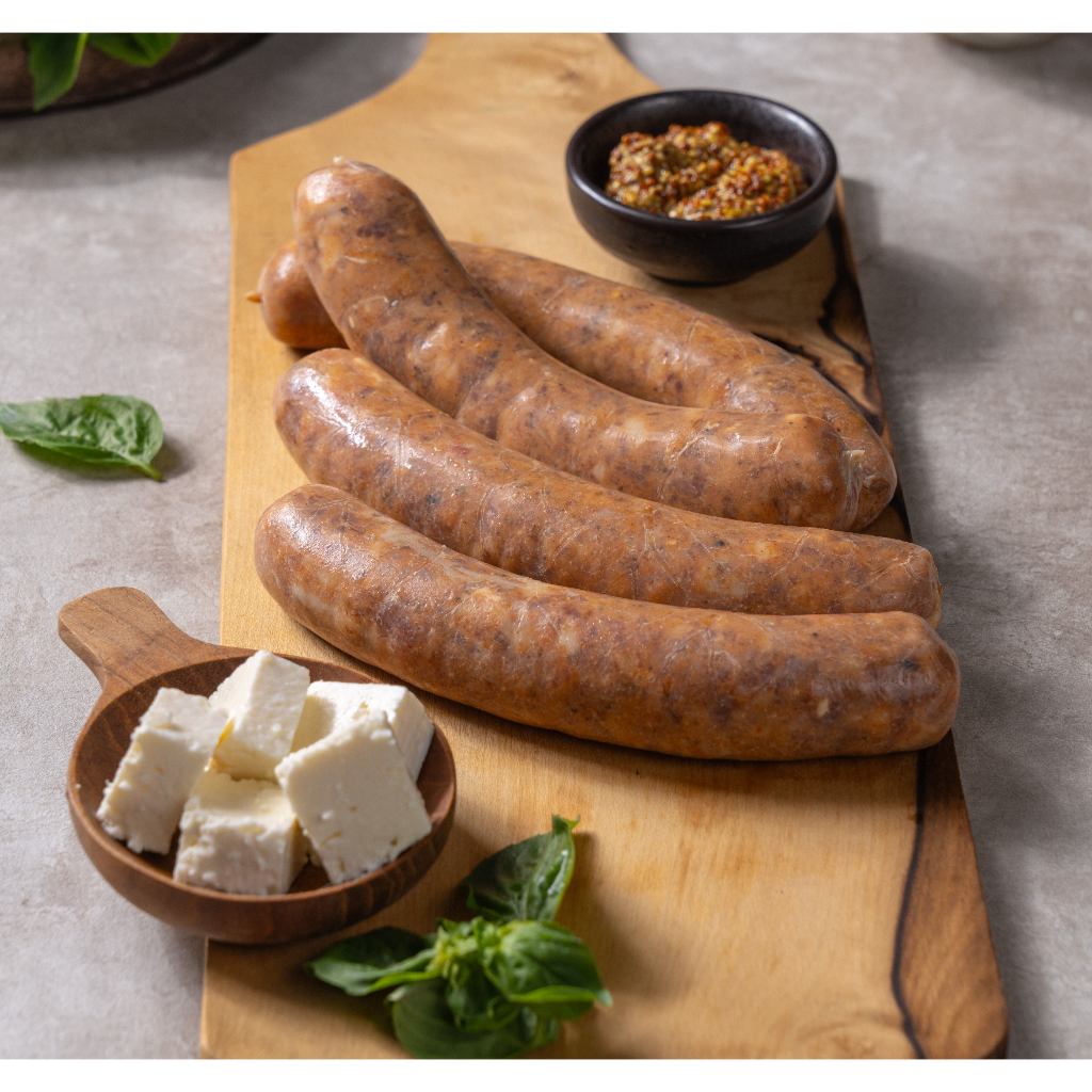 Greek Feta Cheese Sausage 400gr ไส้กรอกกรีกที่เต็มไปด้วยชีส