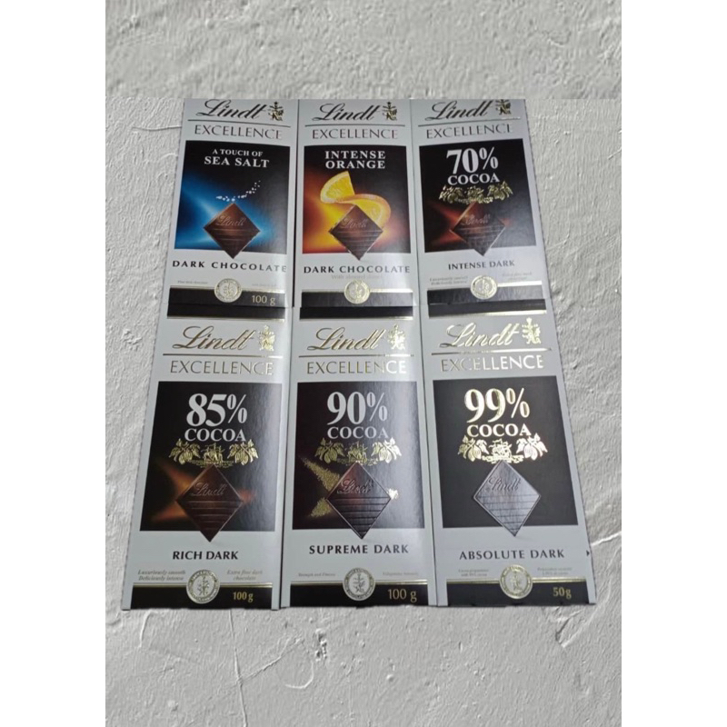 Lindt Excellence Chocolate 🍫 🍫 ช๊อคโกแลตจากประเทศฝรั่งเศษ 50-150 กรัม