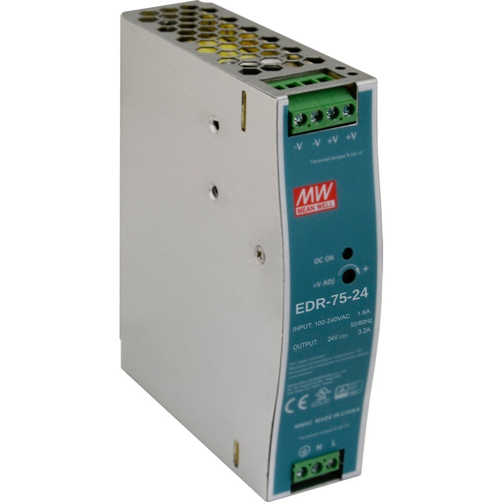 MEAN WELL EDR-75-24V 24V 75W (3.2A) Switching Power Supply