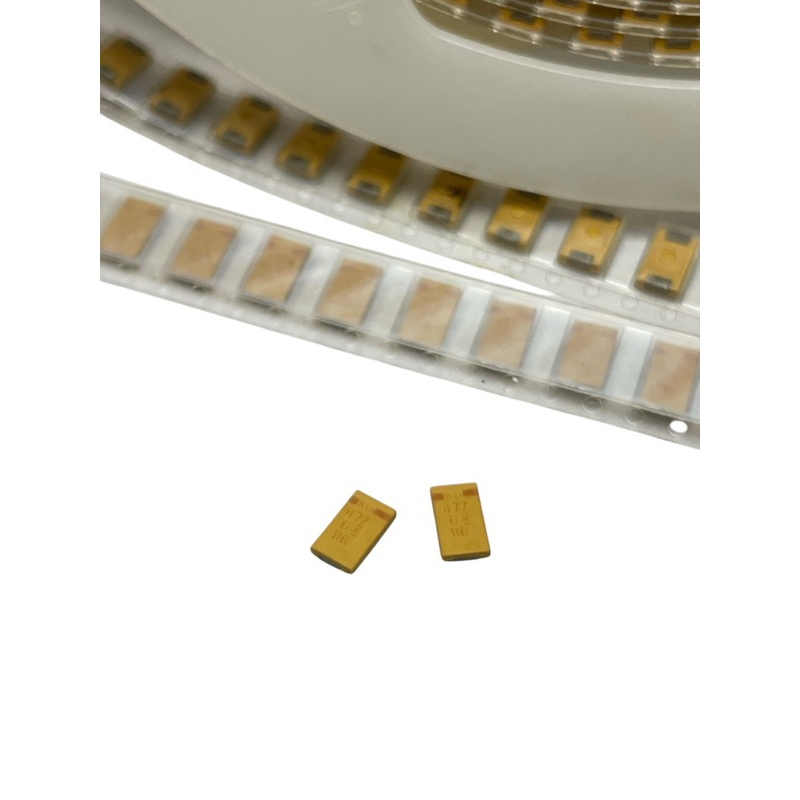 TANTALUM CAPACITOR แทนทาลั่ม พร้อมส่ง ราคาต่อตัว 470uf  520W 477M6k จัดส่งไว พร้อมส่ง smd พร้อมส่ง ร