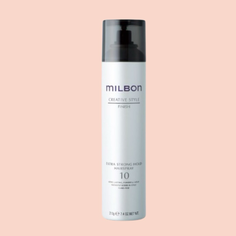 MILBON CREATIVE STYLE EXTRA STRONG HOLD HAIRSRAY 10 210 ML.สเปรย์ในการล็อคทรงผมได้นานขึ้น ให้ผมอยู่ทรงตลอดวัน