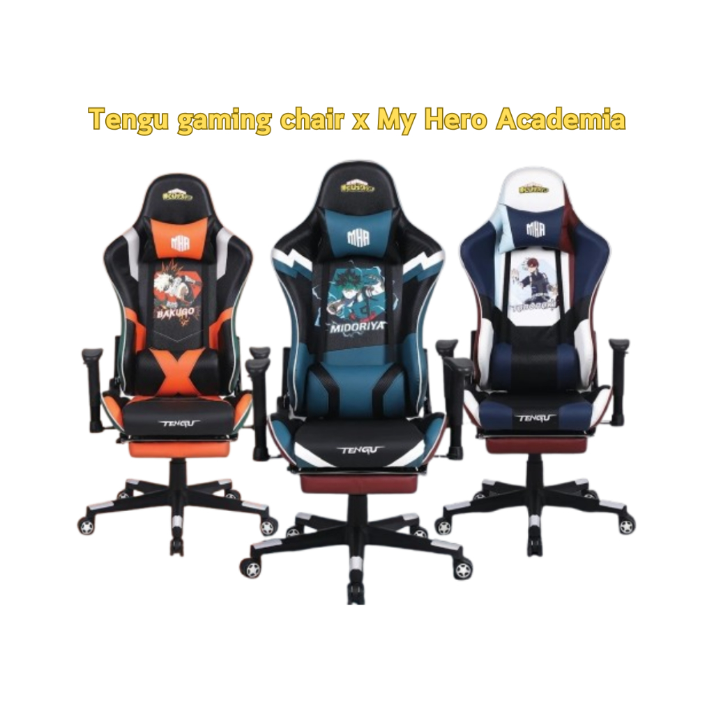 Tengu x My Hero Academia Gaming Chair เก้าอี้เกมมิ่งมายฮีโร่ ลิขสิทธิ์แท้ (MIDORIYA/BAKUGO/TODOROKI)