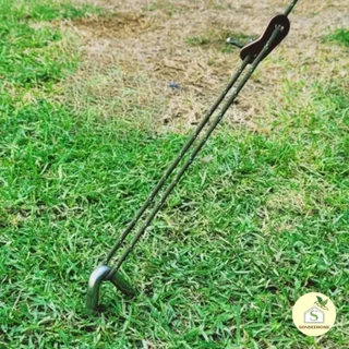สมอบกอลูมิเนียม 18 cm สมอบก6เหลี่ยม น้ำหนักเบา ตั้งแคมป์ เดินป่า