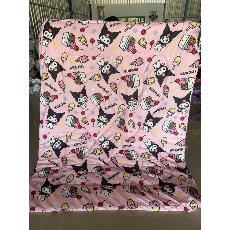 ผ้าปู/ผ้านวม/ชุดผ้าปูที่นอน ลายคุโรมิชมพูใหม่🩷🦄
