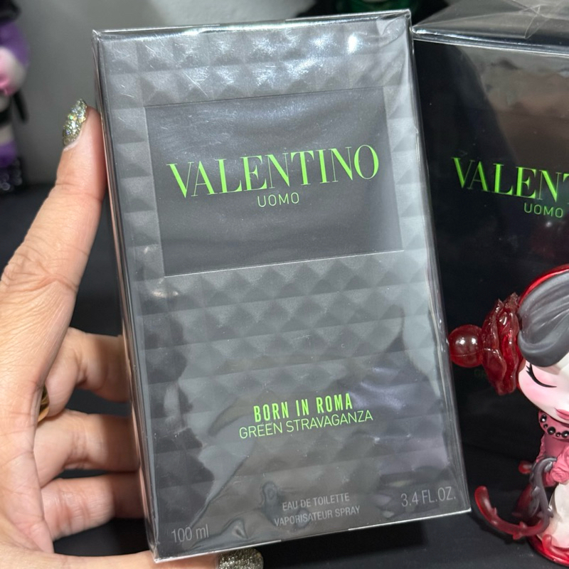 🍃น้ำหอมผู้ชาย Valentino Uomo Born In Roma Green Stravaganza EDP 100 มล.🍃 กล่องซีล 💯 น้ำหอมแท้ 100% 💯