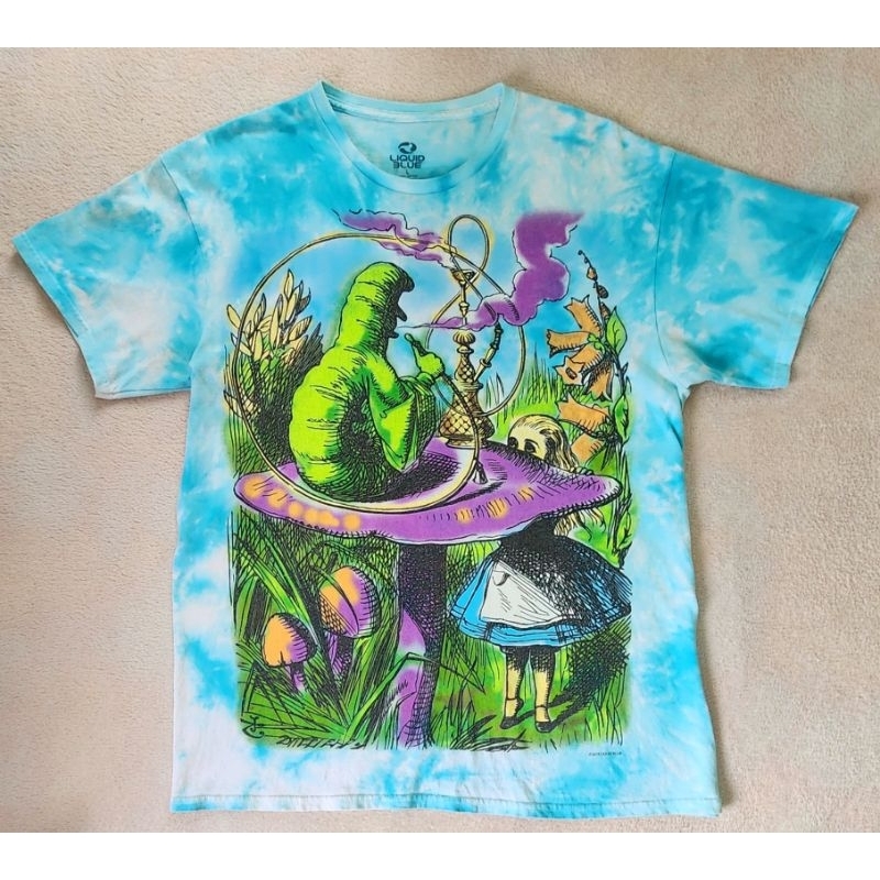 เสื้อมัดย้อม LIQUID BLUE