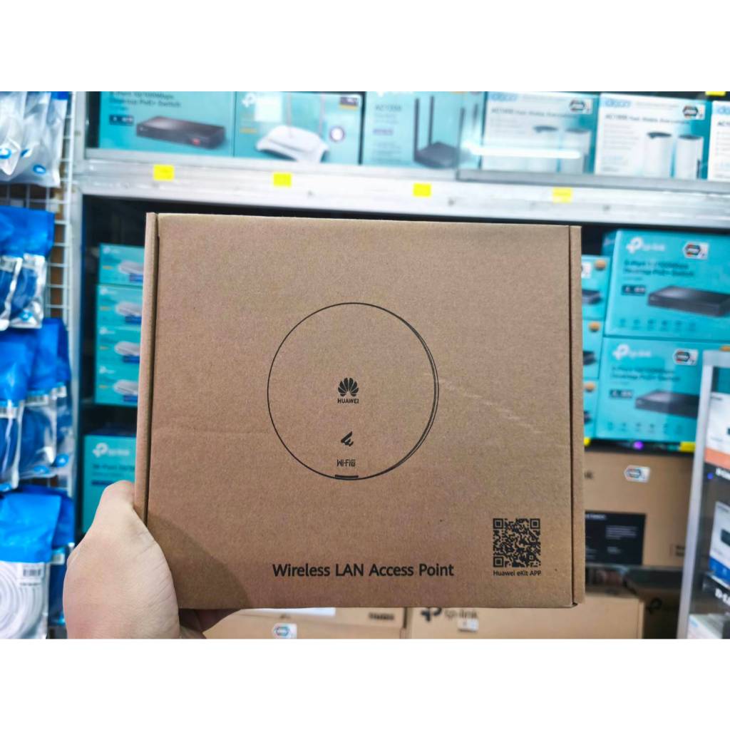 (ประกัน 3ปี) Huawei AP361 AX1800 WiFi-6 Ceiling Access Point eKIT  แอกเซสพอยต์ไร้สาย ตัวขยายสัญญาณ H